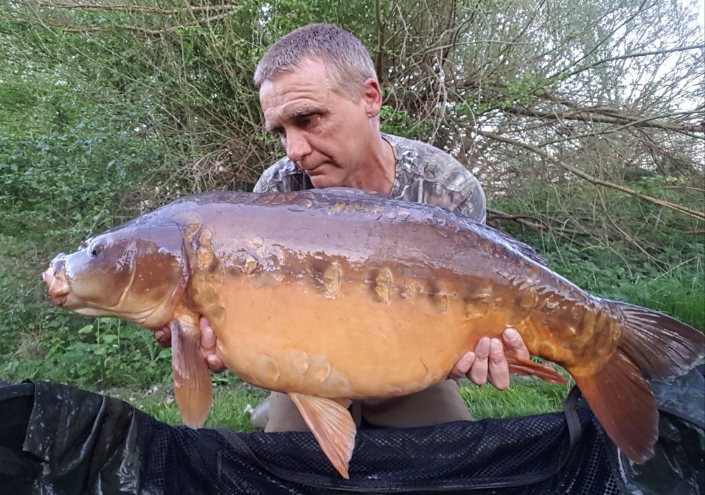 A fish i caught from Unity lake mirror carp