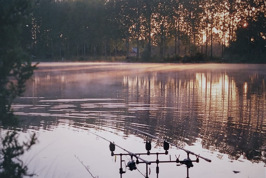 Carp fishing at Willesley Lake Carp Syndicate in Leicestershire