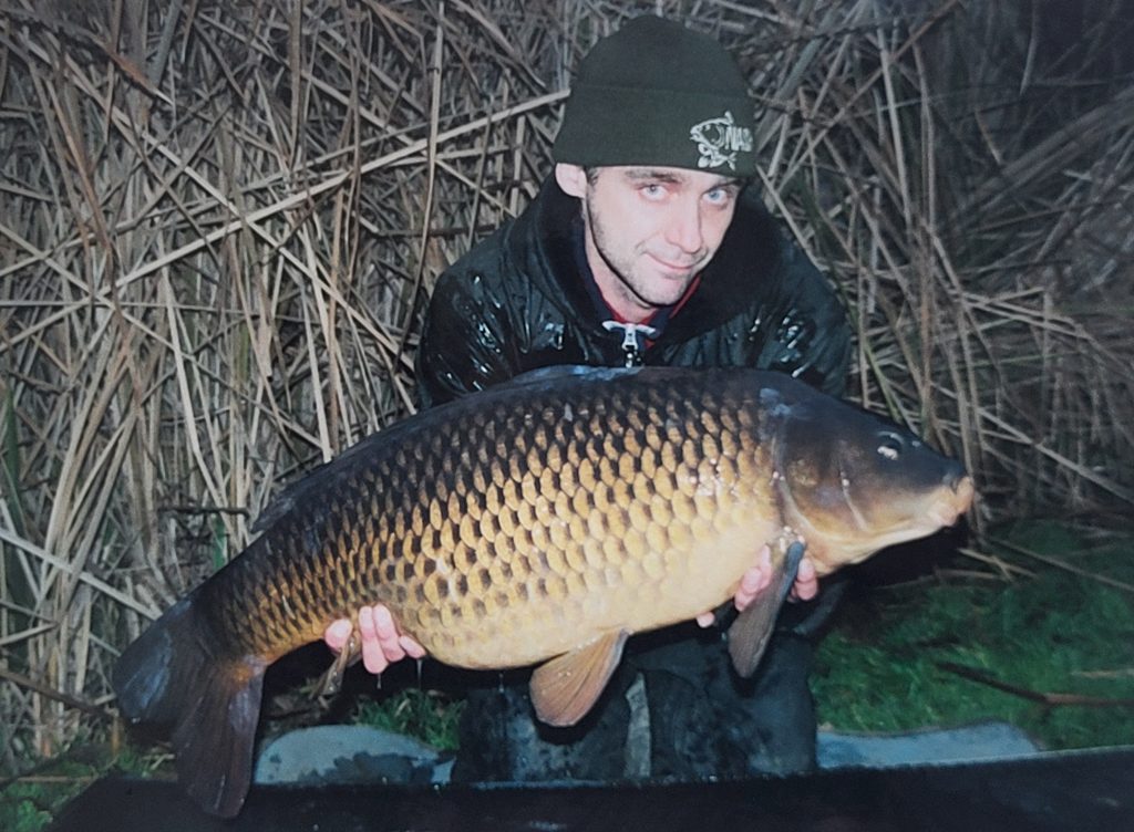 Carp caught during a winter fishing session
